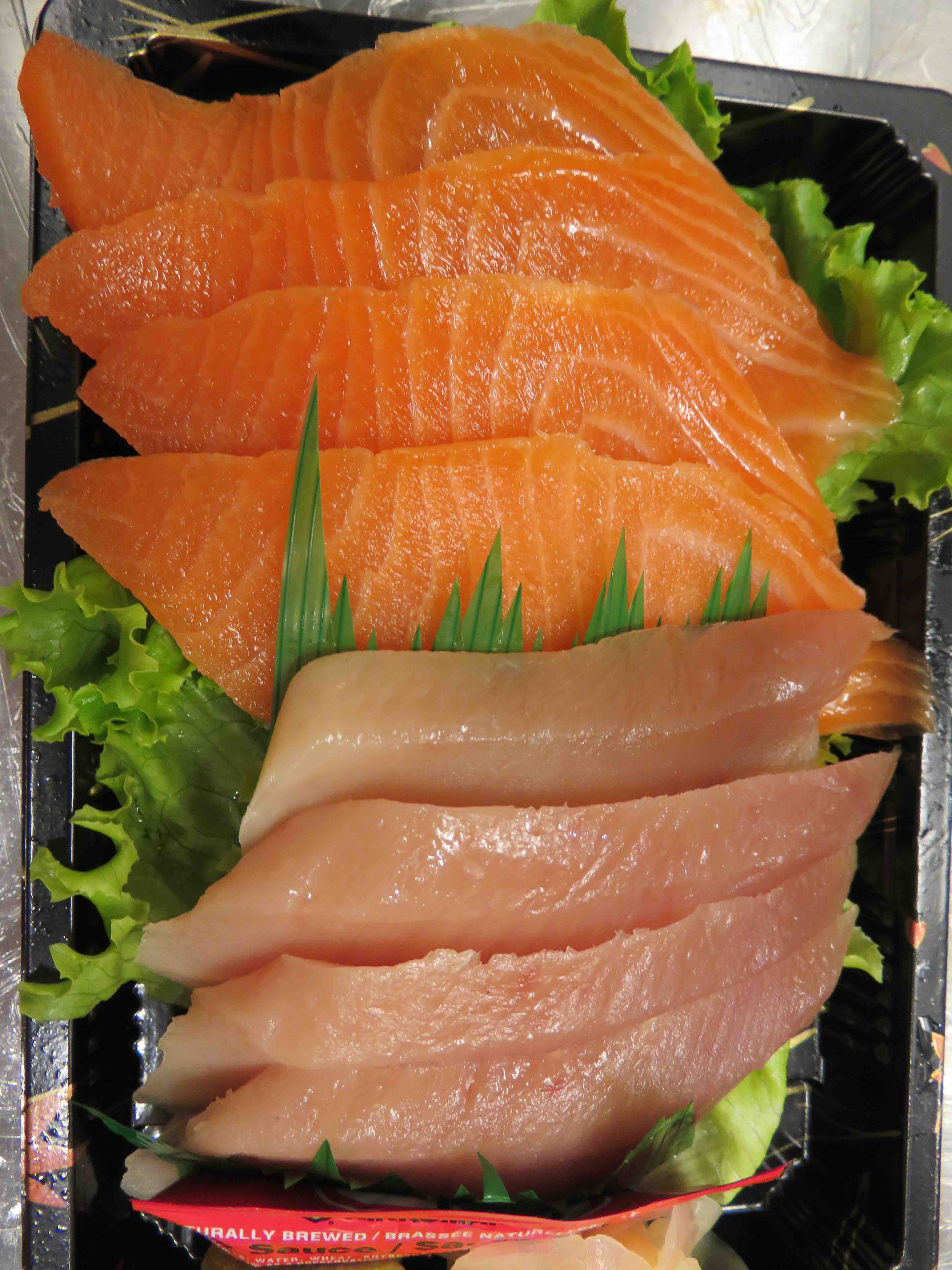 Sashimi ( salmon or/and tuna ) ( gluten free )